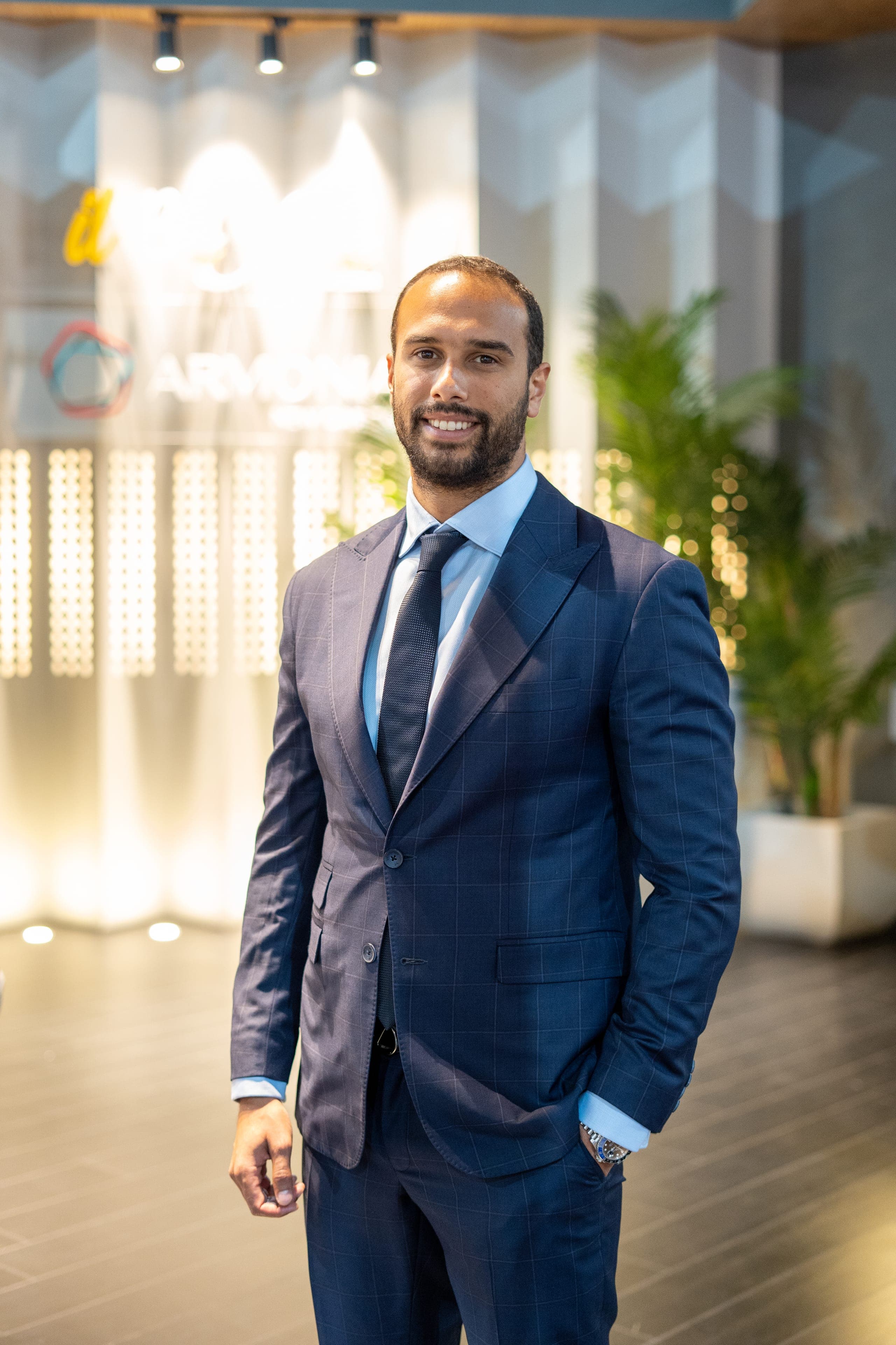 Portrait of Omar El Tayebi, Chief Executive Officer of The Land Developers