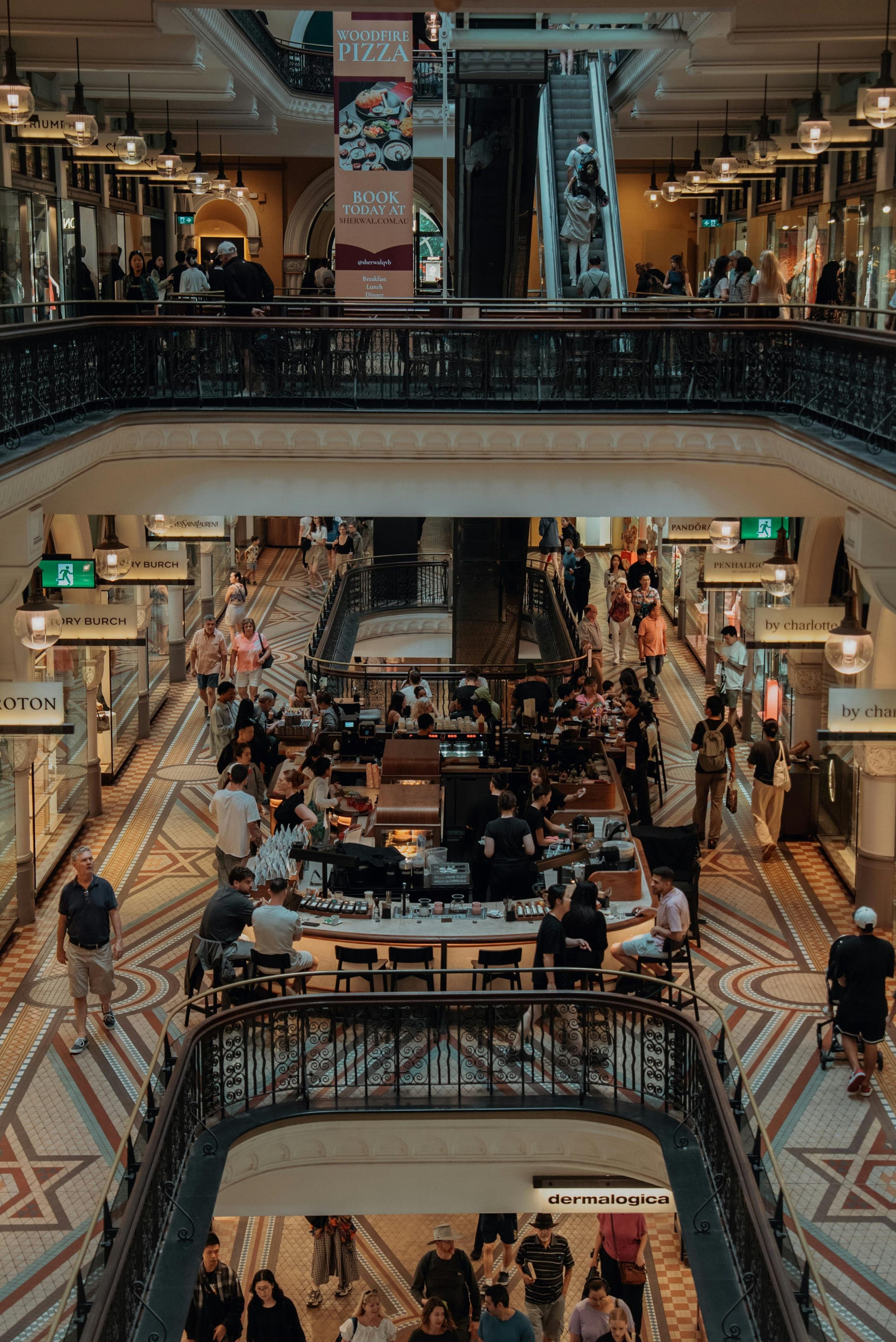 Armonia commercial strip with open-air retail