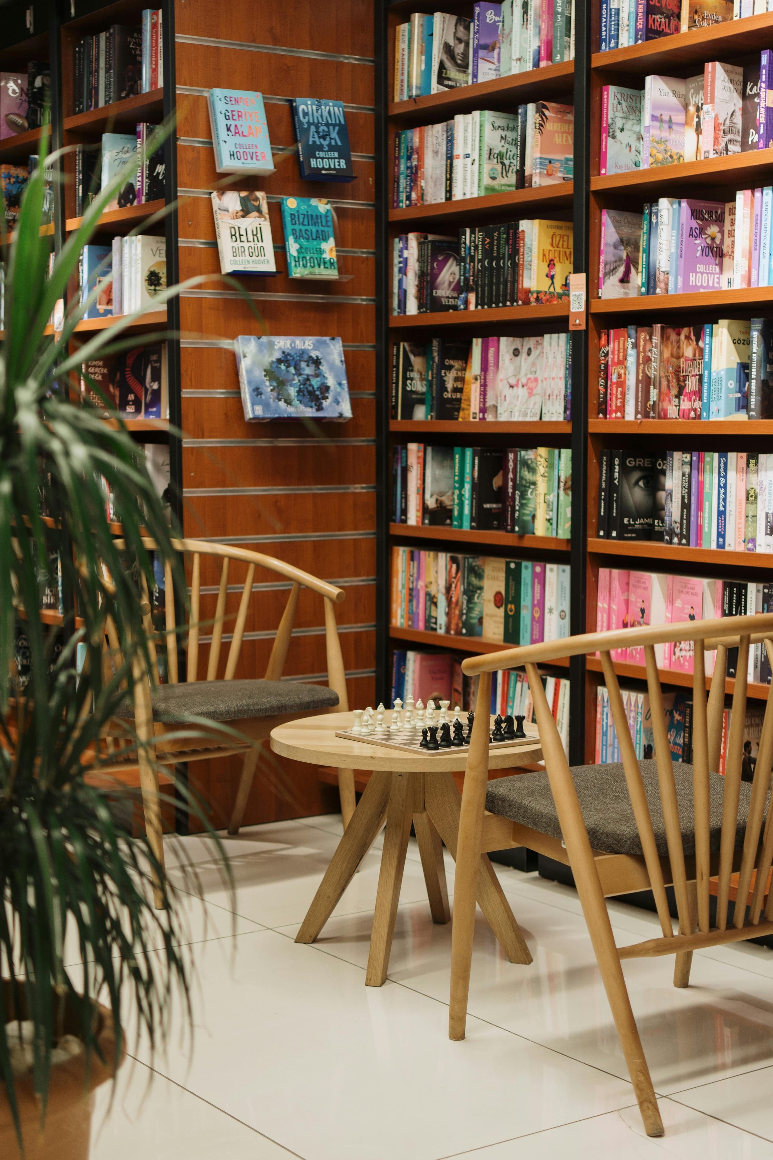 Armonia reading area, a quiet landscaped retreat