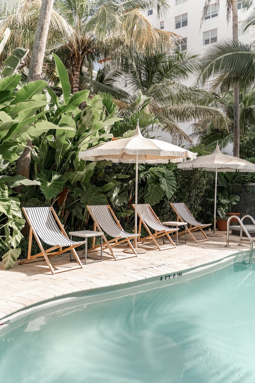 Armonia swimming pool with a sun-soaked deck